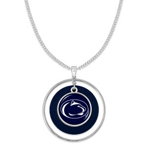 necklace Penn State Athletic Logo with navy and silver circles
